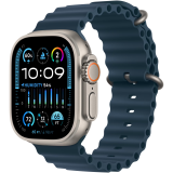 Apple Watch Ultra 2 GPS + Cellular, 49 mm-es titántok, kék óceán szíj