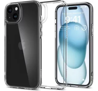 Spigen Ultra Hybrid Apple iPhone 16 tok, Crystal Clear átlátszó