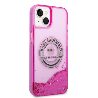 Karl Lagerfeld tok rózsaszín (KLHCP14SLCRSGRF) Apple iPhone 14 készülékhez