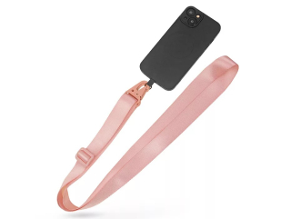 Univerzális telefontartó nyakpánt, rózsaszínben